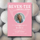 Search for golf club invite invitations Pink
