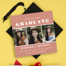 Search for peach graduation invitations Coral