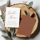 Search for terracotta bridal shower invitations Minimalist