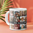 Search for family name mugs Photo collage
