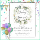 Search for eucalyptus wreath invitations Gender neutral