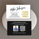 Search for qr code business cards Your logo here