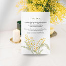 Search for mimosa invitations Watercolor flowers