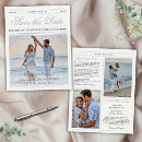 Search for newspaper wedding save the dates Elegant