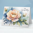 Search for blank sympathy cards Floral