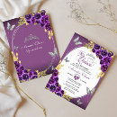 Search for purple silver quinceanera invitations Mexican spanish latina