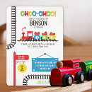 Search for boys train 1st birthday invitations Baby boy