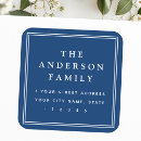 Search for navy address stickers Dark navy blue