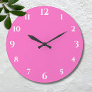 Search for neon pink clocks Elegant