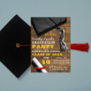 Search for country chic graduation invitations Wood