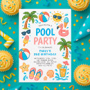 Search for pool party invitations Summer vibes