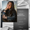 Search for senior class graduation invitations Black and white