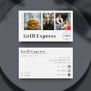 Search for food delivery business cards Restaurant