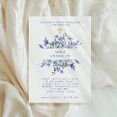 Search for purple confirmation invitations Gold cross