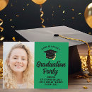 Search for green and black graduation invitations Chic
