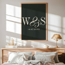 Search for initials wedding posters Modern