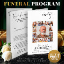 Search for obituary programmes Order of service