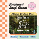 Search for pet window decals Small business