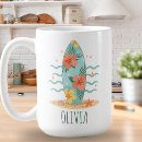 Search for surfer girl mugs Coastal