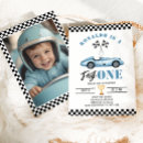 Search for cars 1st birthday invitations Boy