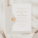 Search for bronze wedding invitations Typography