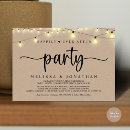 Search for rustic anniversary invitations String lights