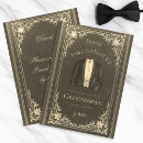 Search for tuxedo party invitations Gold