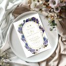 Search for purple lavender navy blue invitations Bride