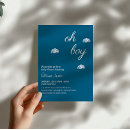 Search for cloud baby boy shower invitations It's a boy