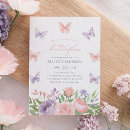 Search for purple butterfly bridal shower invitations Lifetime of butterflies