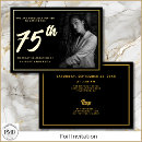 Search for mans 75th birthday invitations Elegant