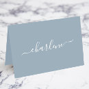Search for dusty blue place cards Stylish