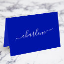 Search for blue and white place cards Elegant