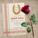 Search for horseshoe invitations Western