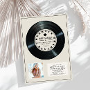 Search for vinyl records invitations Retro