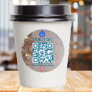 Search for cafe business stickers Qr code