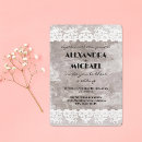 Search for elegant vintage shabby chic wedding invitations Lace
