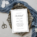 Search for white wedding invitations Black and white