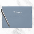 Search for dusty blue envelopes Chic