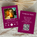 Search for qr code music business cards Professional