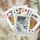 Search for wedding favor playing cards Bride and groom