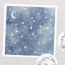 Search for celestial napkins Watercolor