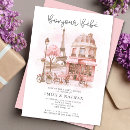 Search for parisian invitations Watercolor
