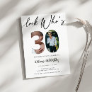 Search for modern 30th birthday invitations Adult birthday party