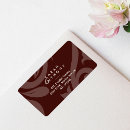 Search for red wine return address labels Classic