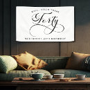 Search for birthday party banners Forty