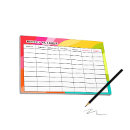 Search for weekly schedule notepads Rainbow