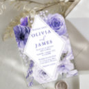 Search for blue floral square wedding invitations Bohemian