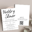 Search for coed bridal shower invitations Black and white