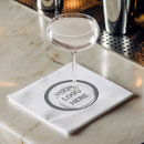 Search for branded napkins Your logo here